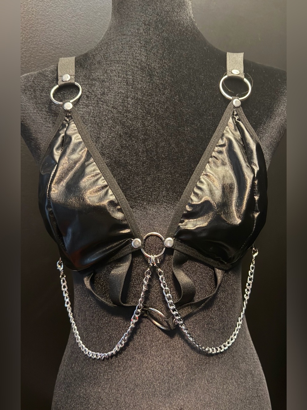 Fetish "O" Hoop Hardware Bralette